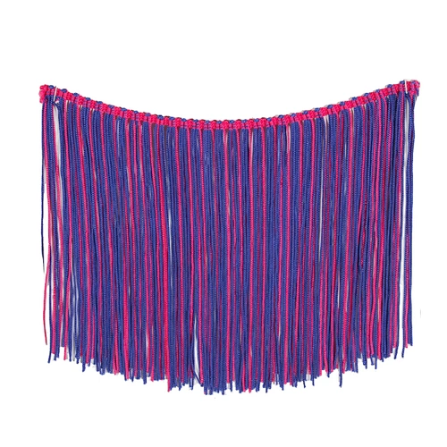Fashion new design colorful long tassel fringe trim for dress