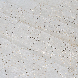 Kavatar Wholesale Customized Glitter Bling Velvet Fringe Sequin Fabric african lace fabrics
