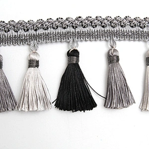 Wholesale Hstock goods tassel and beaded fringe for curtain decoration igh Quality Curtain Tassel Garment