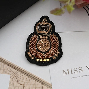 Rhinestone beaded patches for Clothing Sew on Sequin beading Applique decorative parches for clothes dress bags