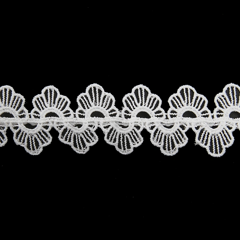 Wholesale Chain lace trim rhinestone 2.3 cm Sew-On lace trim Polyester net mesh Lace trimmings wedding for clothes  Accessories