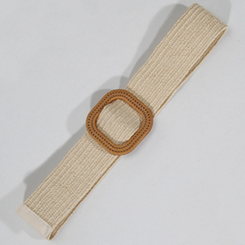 Leisure Style Elastic Woven Waist Belt for Clothes Accessory