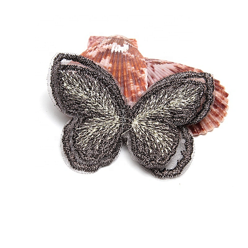 Christmas Cherry Flower Decorative Sew on Rhinestone Beaded Patches Wholesale patches for clothing