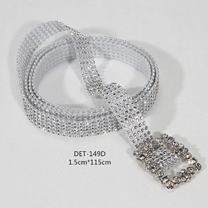 Bling bling Multisize Crystal Rhinestone Belt Waistband for Women rhinestone belt women