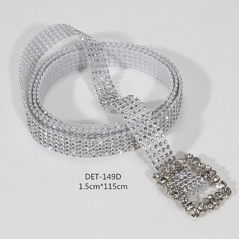 Bling bling Multisize Crystal Rhinestone Belt Waistband for Women rhinestone belt women