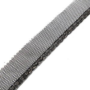 Wholesale Chain lace trim Link Chain 1.7 cm Sew-On lace trim Polyester net mesh Lace trimmings for clothes  Accessories