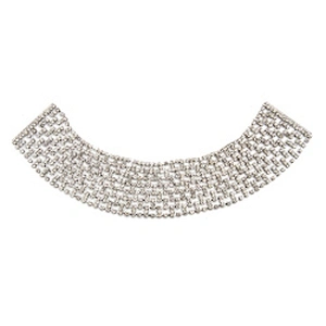 Wholesale Women Evening Party Dress Camisole  Plated Bikini Connector Rhinestone Chain Trim Bra Crystal Shoulder Strap