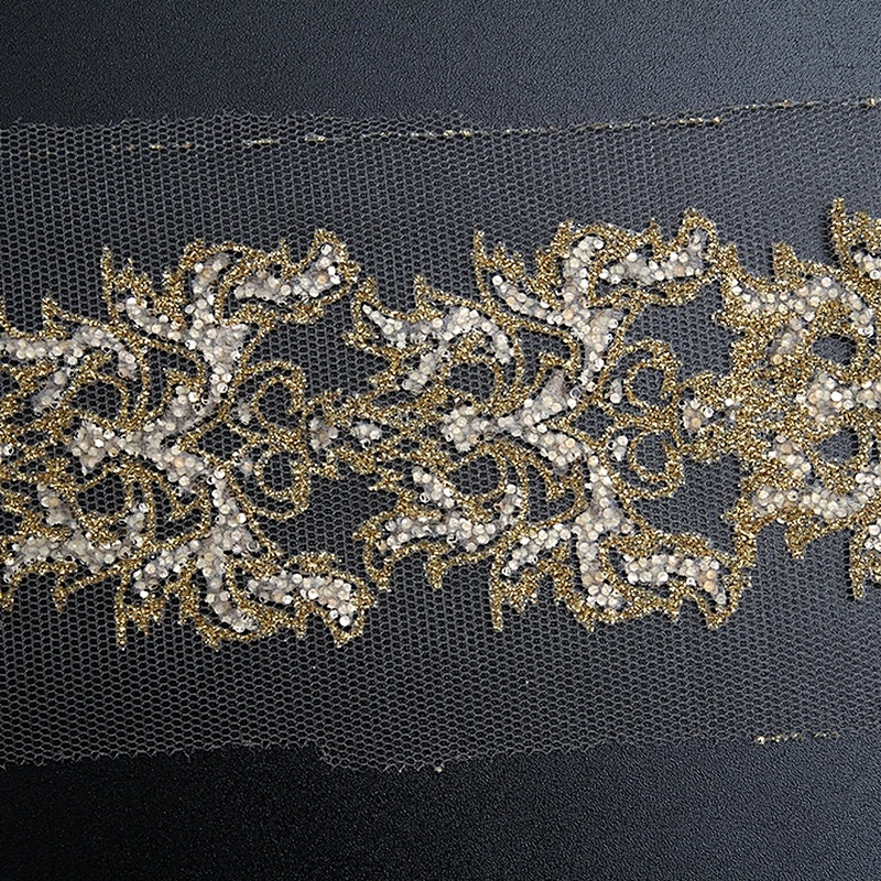 Fashion hand bronzing manual bar code lace clothing accessories