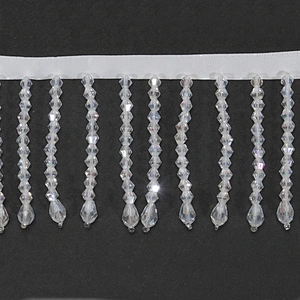 Multi-color Decorative Crystal Rhinestone Fringe Tassel Trim for Fashion Accessories Garments Design
