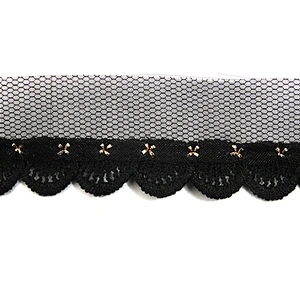 Wholesale 2.8cm Size Studs trim ribbon diy handmade costume dress sewing bead lace trim Design Rivets Trims