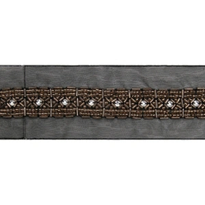 kavatar  wholesale new Handmade Bead lace Embroidered Tulle Trim wedding with Accessories Beads Rhinestones