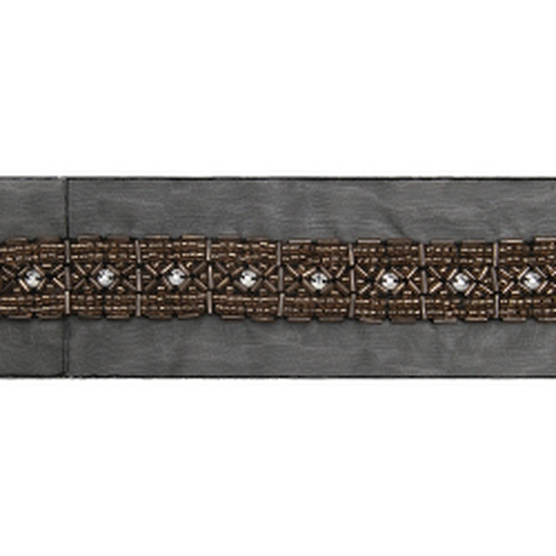 kavatar  wholesale new Handmade Bead lace Embroidered Tulle Trim wedding with Accessories Beads Rhinestones