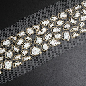 Fashion hand bronzing manual bar code lace clothing accessories