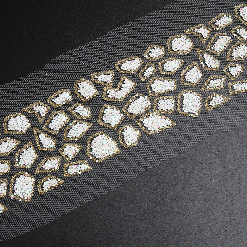 Fashion hand bronzing manual bar code lace clothing accessories