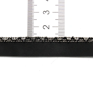 Wholesale Chain lace trim beaded 1.3 cm Sew-On lace trim Ribbons Lace trimmings for clothes Webbing Accessories