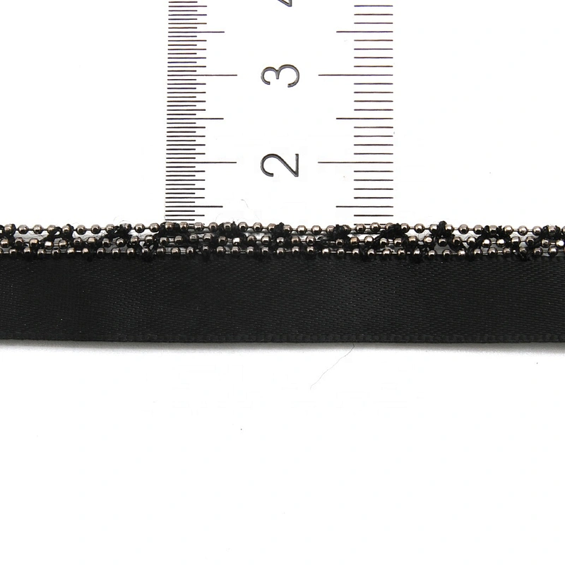 Wholesale Chain lace trim beaded 1.3 cm Sew-On lace trim Ribbons Lace trimmings for clothes Webbing Accessories