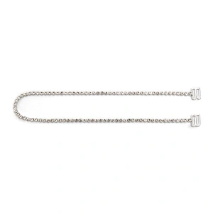 Wholesale Women Evening Party Dress Camisole  Plated tassel fringe alloy Rhinestone Chain Trim Bra Crystal Shoulder Strap