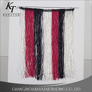 Wholesale fancy long fringes trim for dance dress
