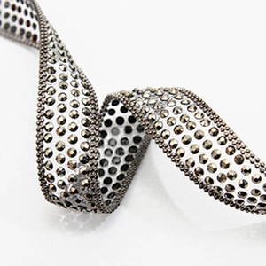 wholesale hot fix tape with rhinestone hot fix trimming chain glitter trim for DIY garment dresses Accessories