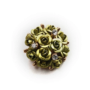Fashionable rhinestone garment accessories buttons Copper buttons coat garment buttons