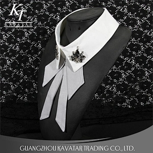 Kavatar New Arrival Rhinestone Shirt Collar For Decoration Women Clothes