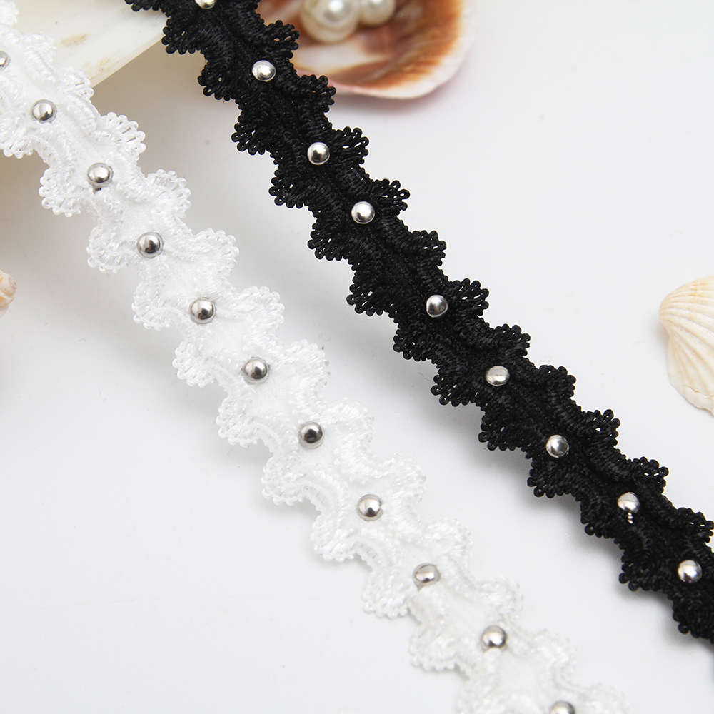 wholesale garment rivets Trimming lace trim fabric Design rivets for bags fashion custom crystal flat rivet studs