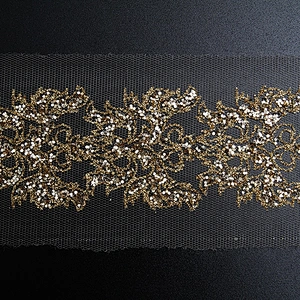Fashion hand bronzing manual bar code lace clothing accessories