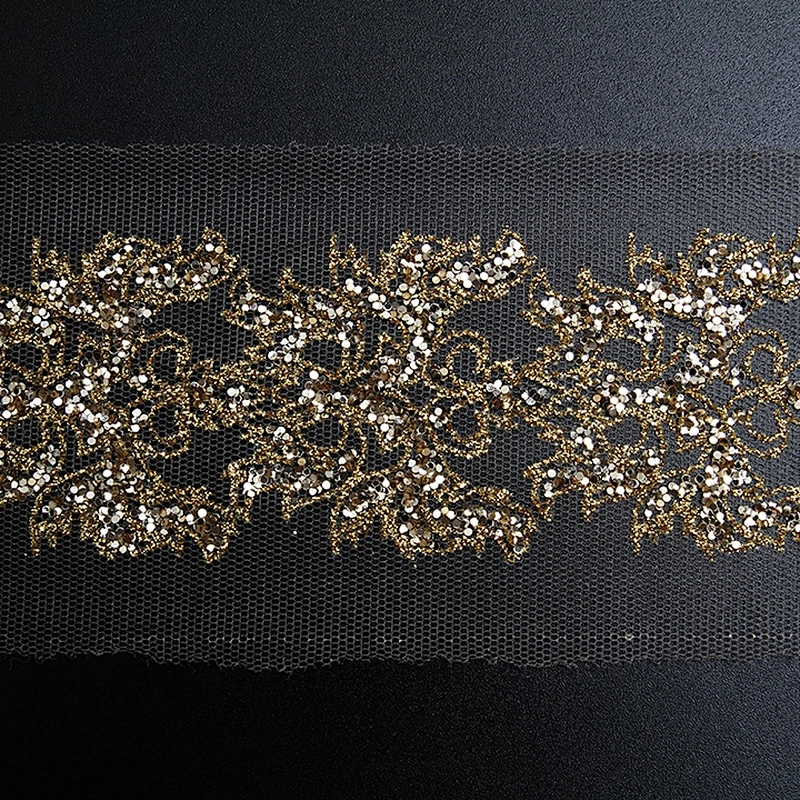 Fashion hand bronzing manual bar code lace clothing accessories