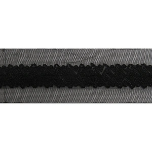 kavatar  wholesale new Handmade Bead lace Embroidered Tulle Trim wedding with Accessories Beads Rhinestones