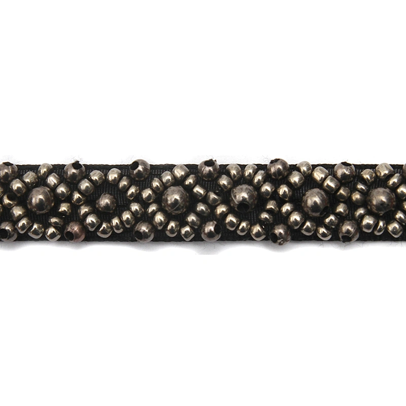 kavatar  wholesale new Handmade Bead lace Embroidered Tulle Trim wedding with Accessories Beads Crystals & Rhinestones