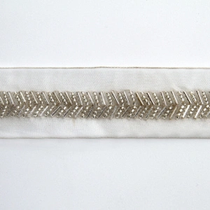 beaded trim by the yard for dresses  rhinestone beaded glass trim