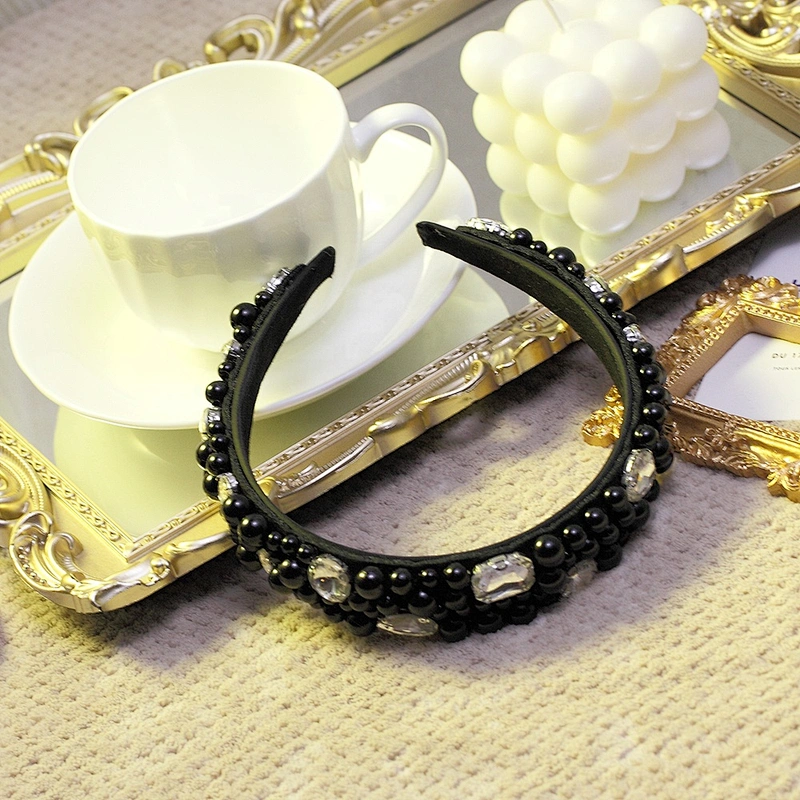 wholesale beads girl rhinestones headgear bride hair band party designer hairband hair accessories luxury women baroque headband