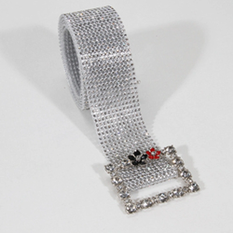 Fashion Accessories Buckle Rhinestone Waist Belt for Women rhinestone belt women