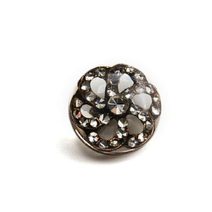 Coat buttons ,European and American style clothing rhinestone buttons crystal pearl clothing accessories wholesale butt,