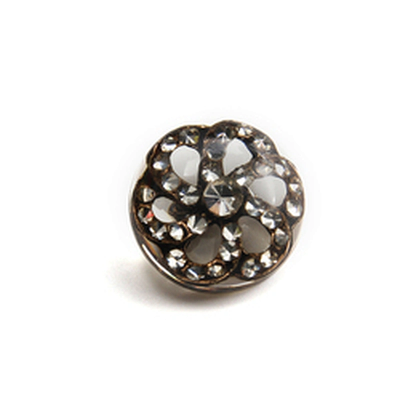 Coat buttons ,European and American style clothing rhinestone buttons crystal pearl clothing accessories wholesale butt,