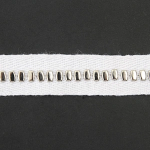 Studs beaded ribbon trim fabric diy handmade costume dress sewing Design Rivets Trims