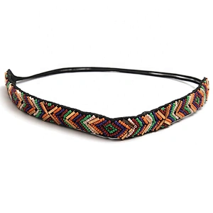 European and American fashion ethnic minority style of the trend of elastic hair belt o-ring plisse headband