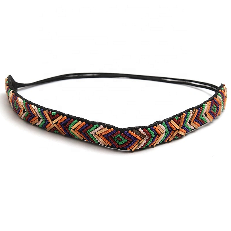 European and American fashion ethnic minority style of the trend of elastic hair belt o-ring plisse headband