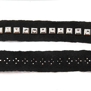 beaded ribbon trim fabric diy handmade costume dress sewing Design Lace Trims Studs Bead Rivets Triming