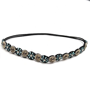 European and American fashion ethnic minority style of the trend of elastic hair belt o-ring plisse headband