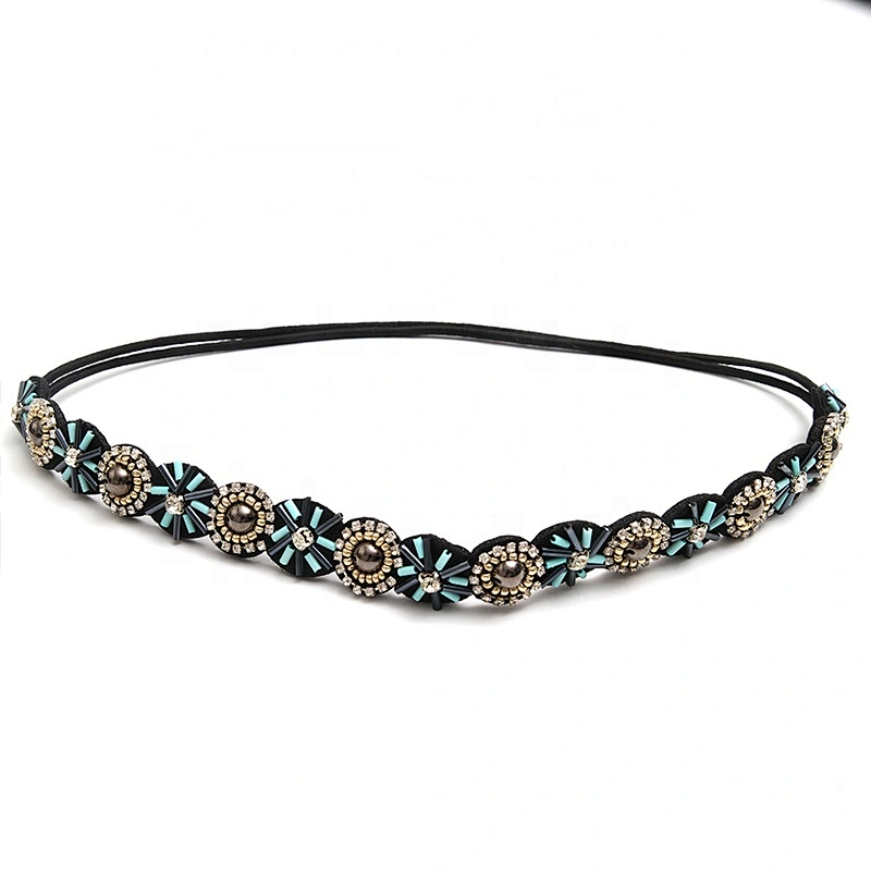 European and American fashion ethnic minority style of the trend of elastic hair belt o-ring plisse headband