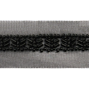 Wholesale Embroidery beaded lace trim 3.8 cm Mesh fabric lace trims beautiful Accessories for dress 3D wedding Designer