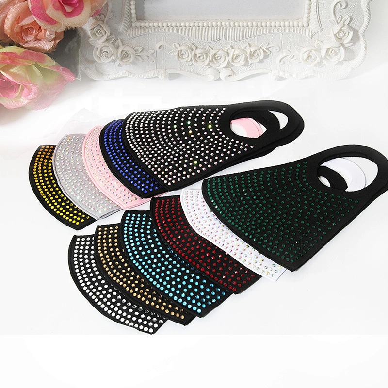 wholesale warm dust and wind proof cotton party accessories masked PM 2.5 fashion  rhinestone face masked