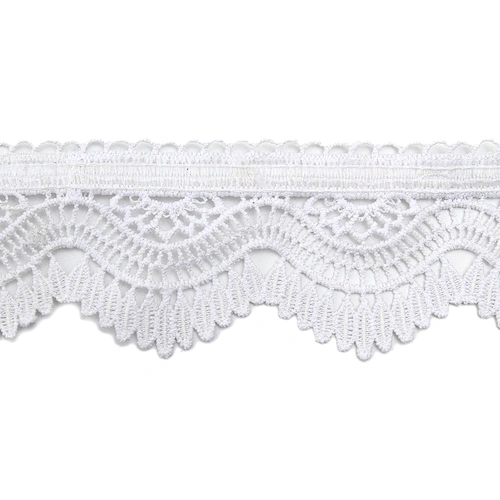 Wholesale sequins Lace Trim Water soluble lace white bridal lace trim Embroidery Sequin Tape For Dress cheap