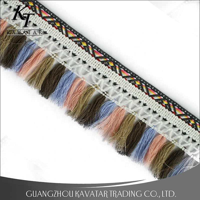 Fashion Colorful Shoes Curtain Tassel Trimming