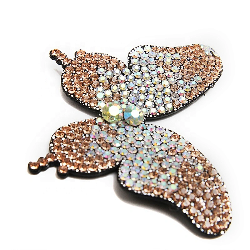 The latest trend of patches decorative clothing shoes and hats sewn in rhinestone beads patch applique