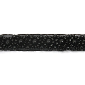 kavatar  wholesale new Handmade Bead lace Embroidered Tulle Trim wedding with Accessories Beads Crystals & Rhinestones