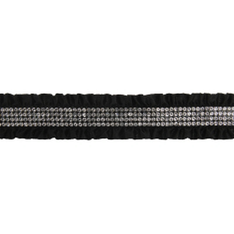 Wholesale Rhinestone by  Shoes Slippers Sandals Accessories upper for sandal women Cotton lace trim