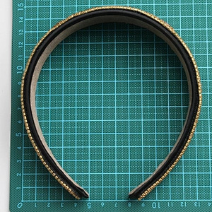 fashion headbands with rhinestones Wholesale JET MIXED CRYSTAL Topaz rhinestone chain Headband Hairbands DESIGNER HEADBANDS