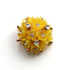 Fashionable rhinestone garment accessories buttons Copper buttons coat garment buttons